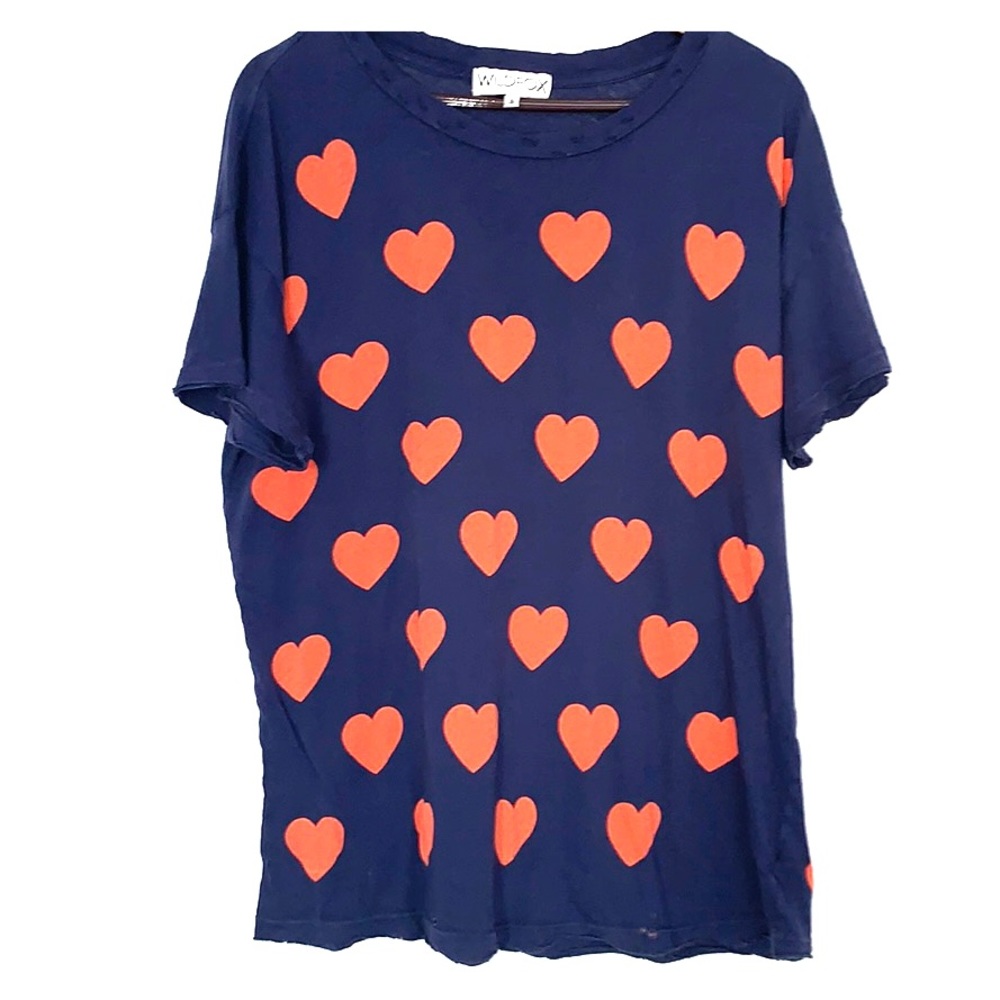 Wildfox Couture Vintage Inspired Hearts Tee